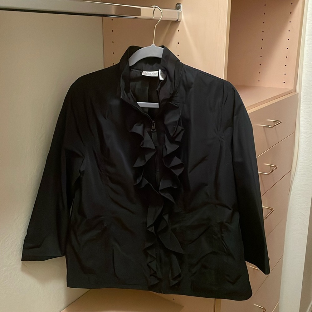 Ruffled Zenergy by Chico’s Jacket